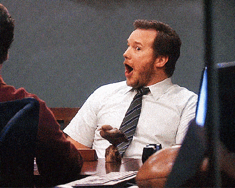 Andy Dwyer excited GIF